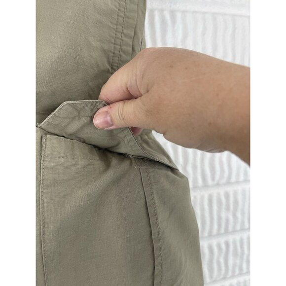 Columbia Shorts Mens Large Cargo Tan 9 Inch Inseam Outdoor Camping Fishing Hike - Picture 5 of 9